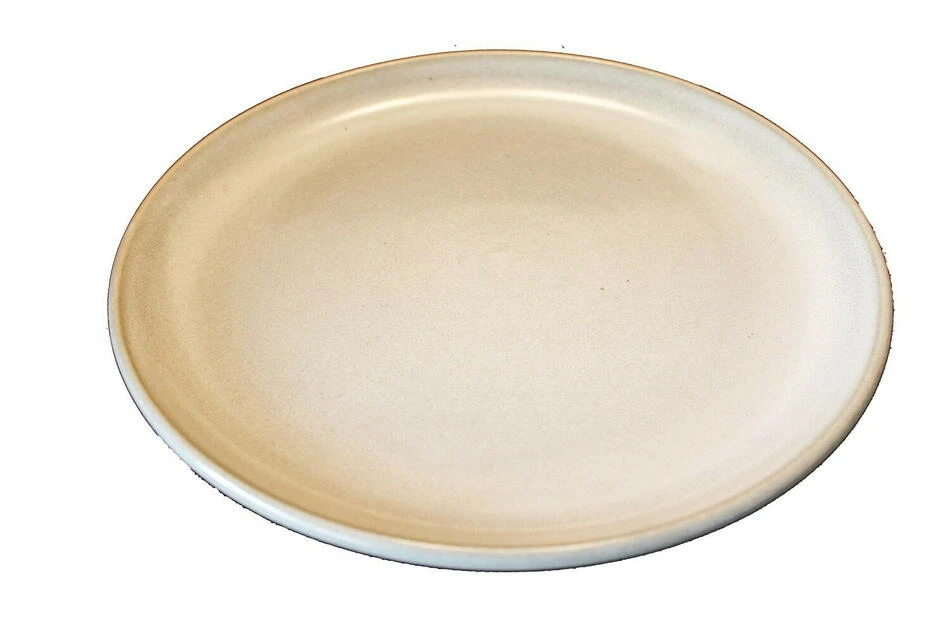 Tallerken 22 cm - Sandfarget steintøy 5010993 by Koop color Svart