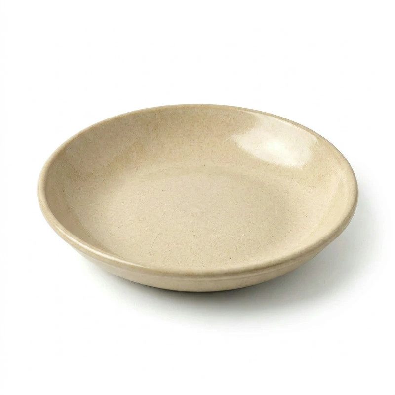 Dyp tallerken 21 cm - Sandfarget steintøy 5010995  color Svart