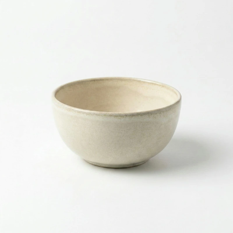 Skål ø 12,5cm - Sandfarget Steintøy 5011000  color Svart