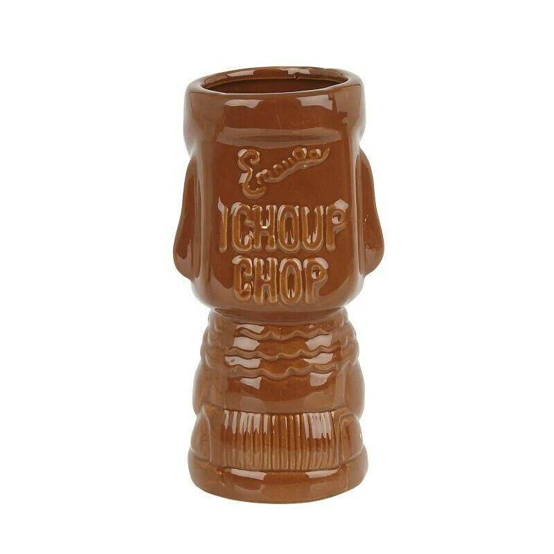 Keramisk Molokai Tiki-krus 360ml BTBL3407 by Beaumont color Bruin