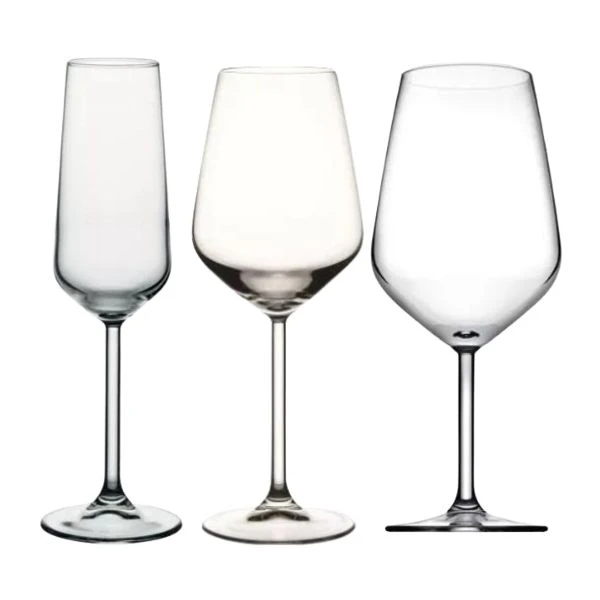 Allegra-serien sett rød, hvit & champagne Bundle10 by Bundle color Svart