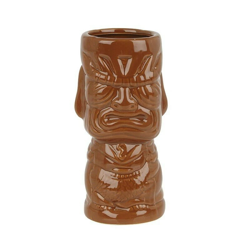 Keramisk Molokai Tiki-krus 360ml BTBL3407 by Beaumont color Bruin