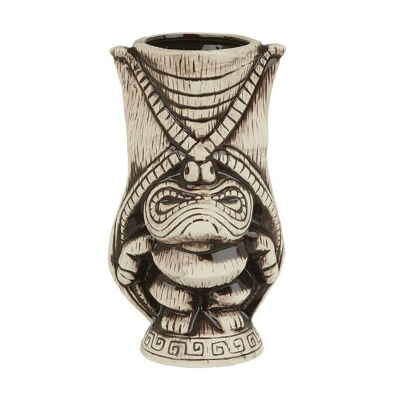 Keramisk Kane Tiki-krus 400ml BTBL3409 by Beaumont color Grijs