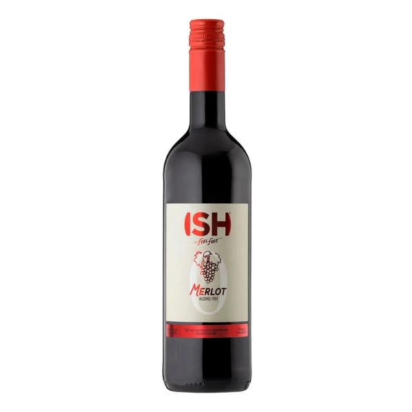 Chateau Del ISH Rødvin Merlot – Alkoholfri 75 cl 7027-INT by Chateau color Svart