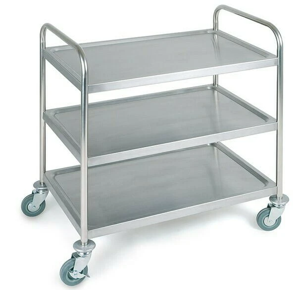 Rullebord m/3 hyller 91x59x93cm RS 11111979 by APS color Silver