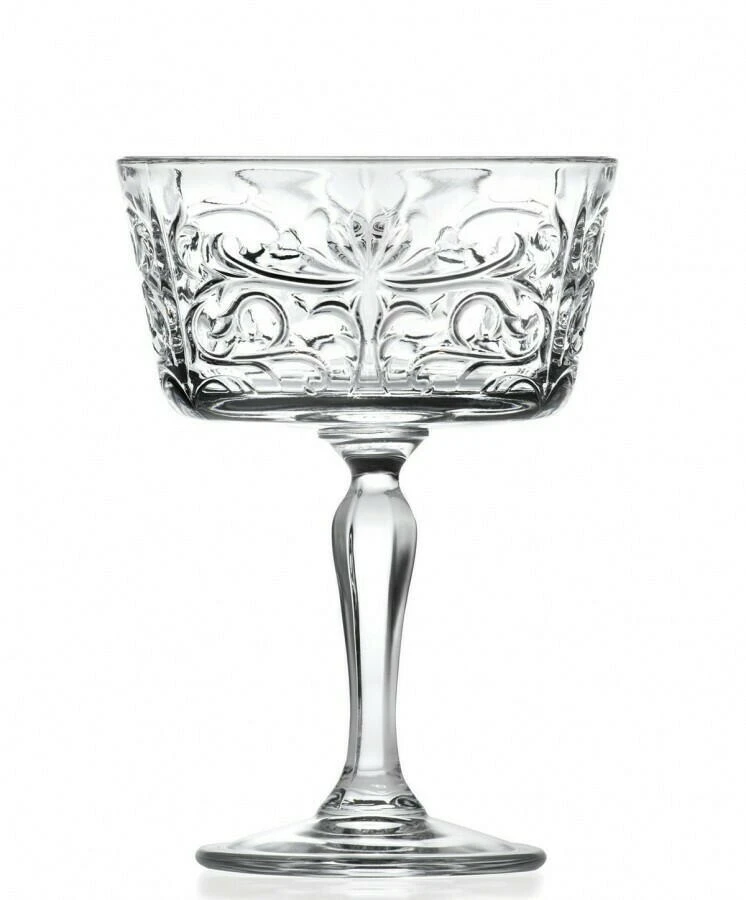 RCR Tattoo Champagneglass 268 ml (6 stk.) Glas0597 by RCR Glas color Svart