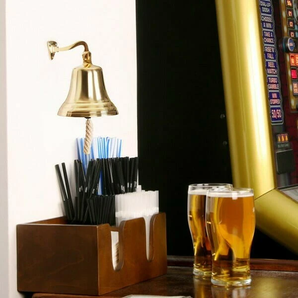 Messingklokke 9 cm 8039DS by Drink color Svart