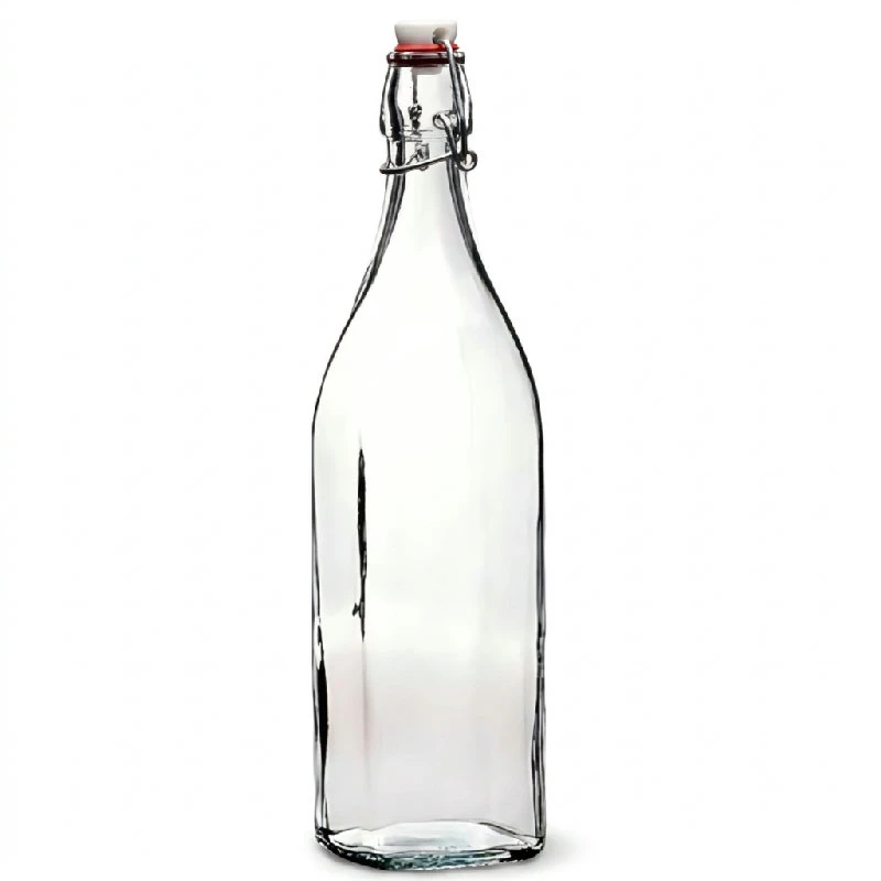 Patentflaske 1 liter swing-lokk 5002434 by BORMIOLI color Svart