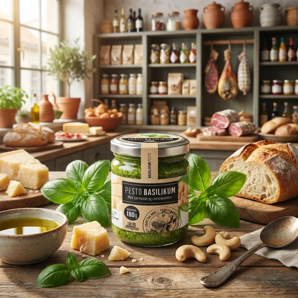 Gourmet Pesto Basilikum 180g 111DD by Deli Drengene color Svart