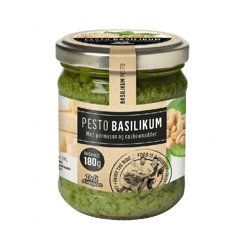 Gourmet Pesto Basilikum 180g 111DD by Deli Drengene color Svart
