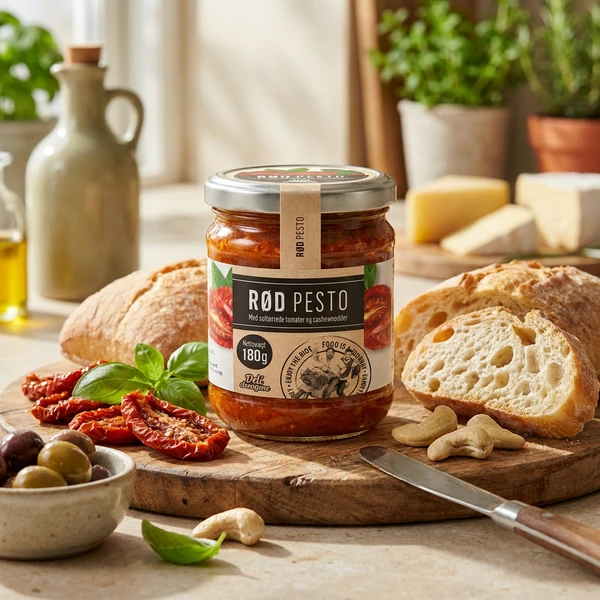 Rød Pesto 180g 112 by Deli Drengene color Svart