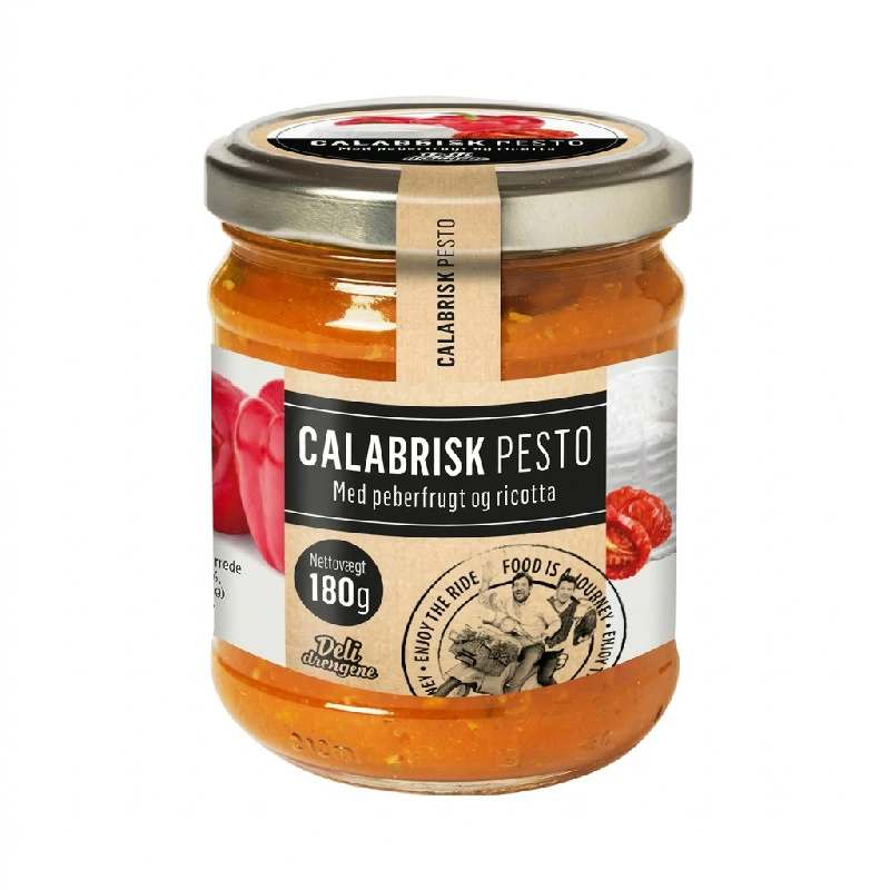 Calabrese Pesto 180g 113DD by Deli Drengene color Svart