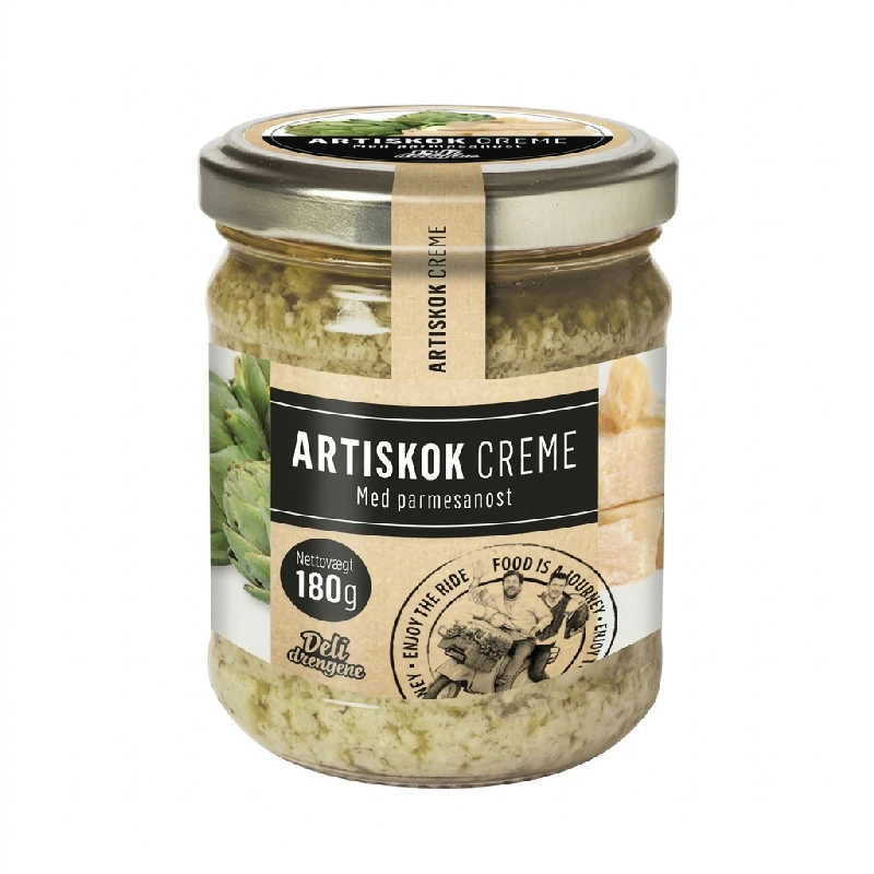 Artisjokkrem med Parmigiano 180g 118 by Deli Drengene color Svart