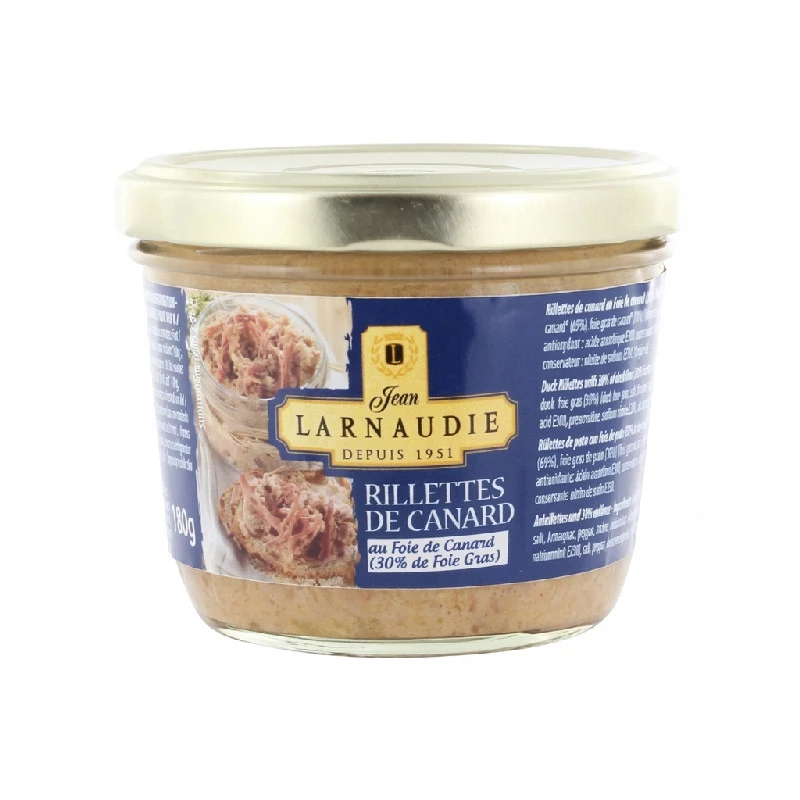 Ande Rillette m/foie gras 180G 13234 by Deli Drengene color Svart
