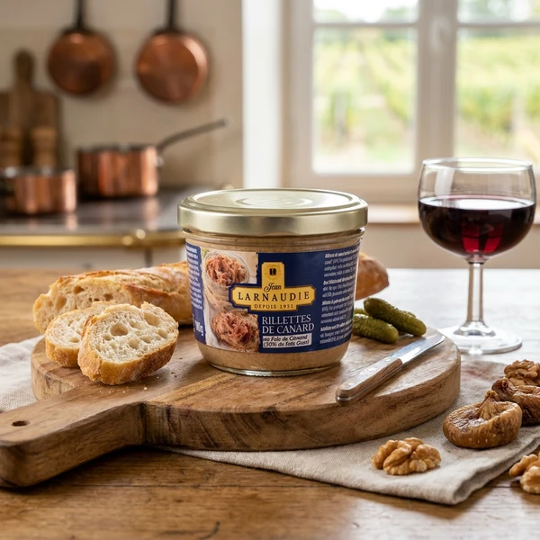 Ande Rillette m/foie gras 180G 13234 by Deli Drengene color Svart