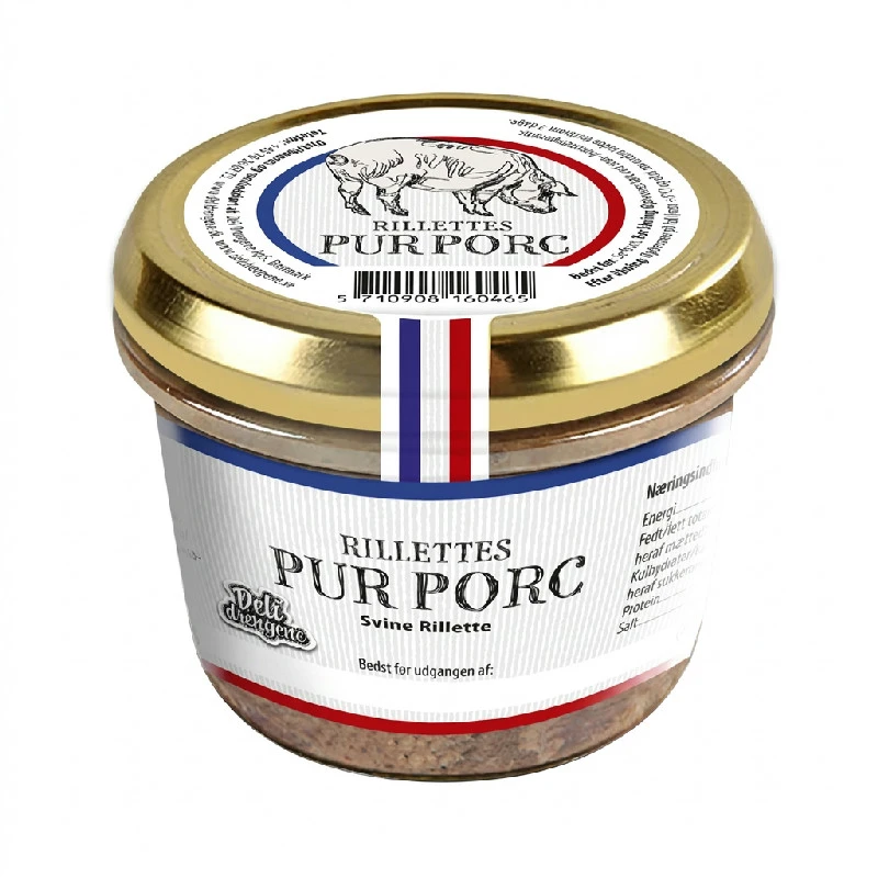 Svine Rillette DD 180g 15502 by Deli Drengene color Svart