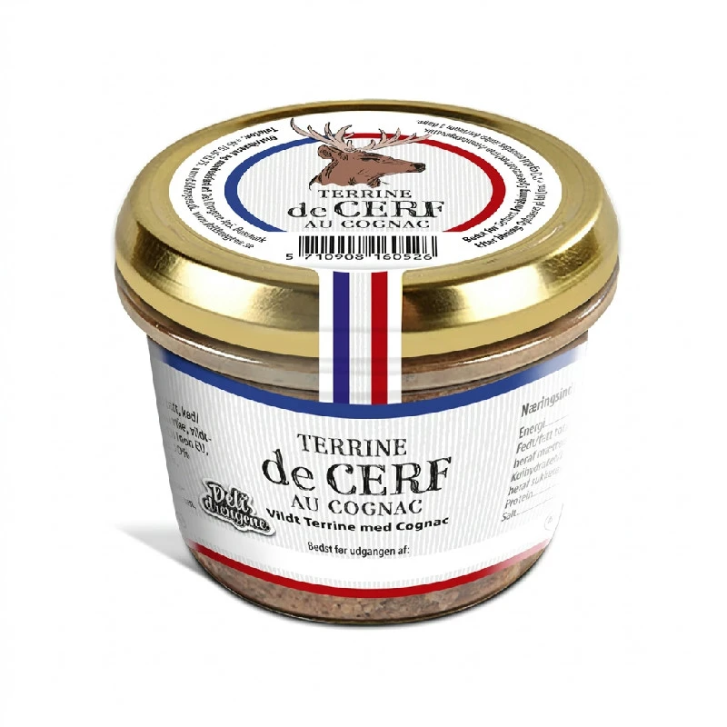 Venison Terrine m/Cognac DD 180g 15512DD by Deli Drengene color Svart