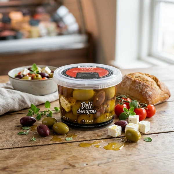 Gresk salat 270g (160g avrent) 1802 by Deli Drengene color Svart