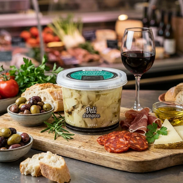 Grillede artisjokker 270g (160g avrent) 1804 by Deli Drengene color Svart