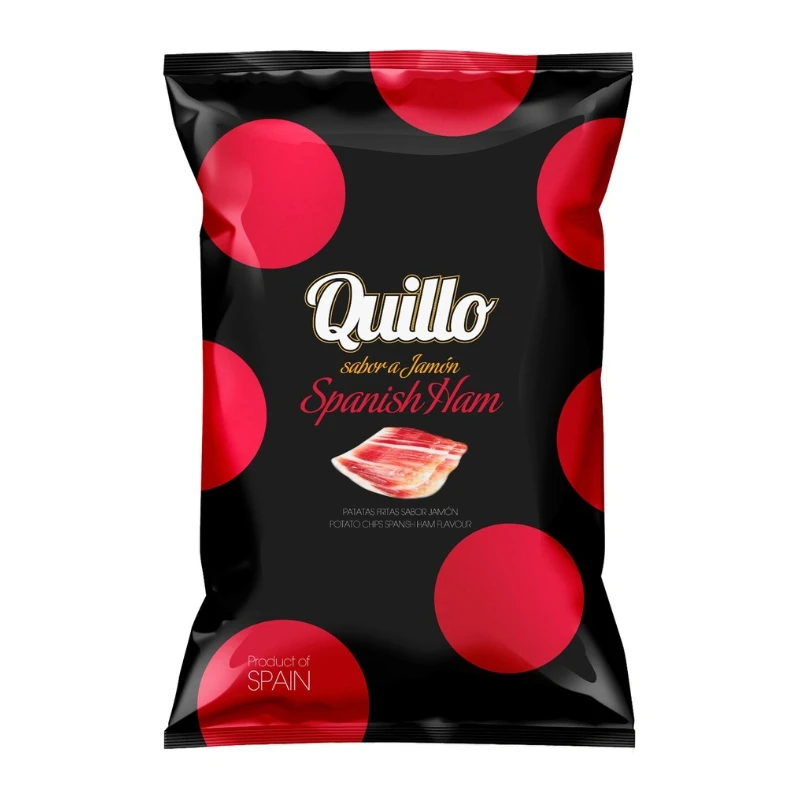 Quillo Serrano Chips 45g 1988 by Deli Drengene color Svart