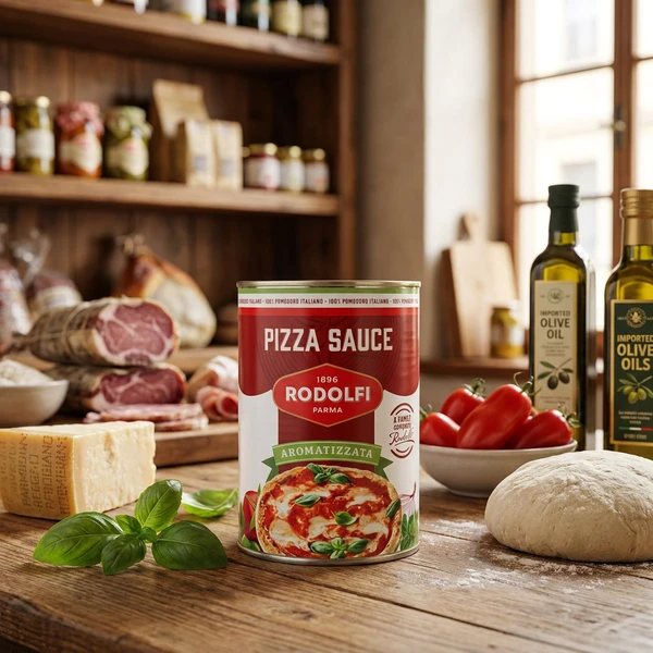 Rodolfi Pizzasaus 400g 2241 by Deli Drengene color Svart