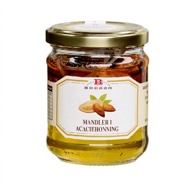 Akasiehonning med mandler 240g 2653 by Deli Drengene color Svart