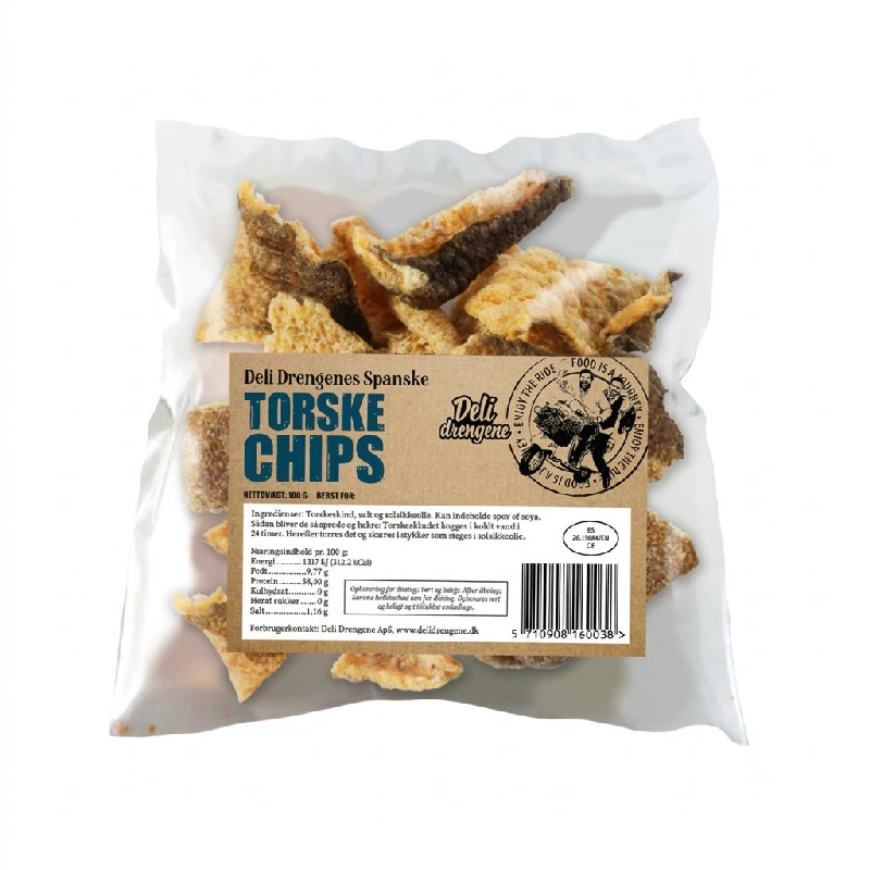 Torskechips 100g 284 by Deli Drengene color Svart