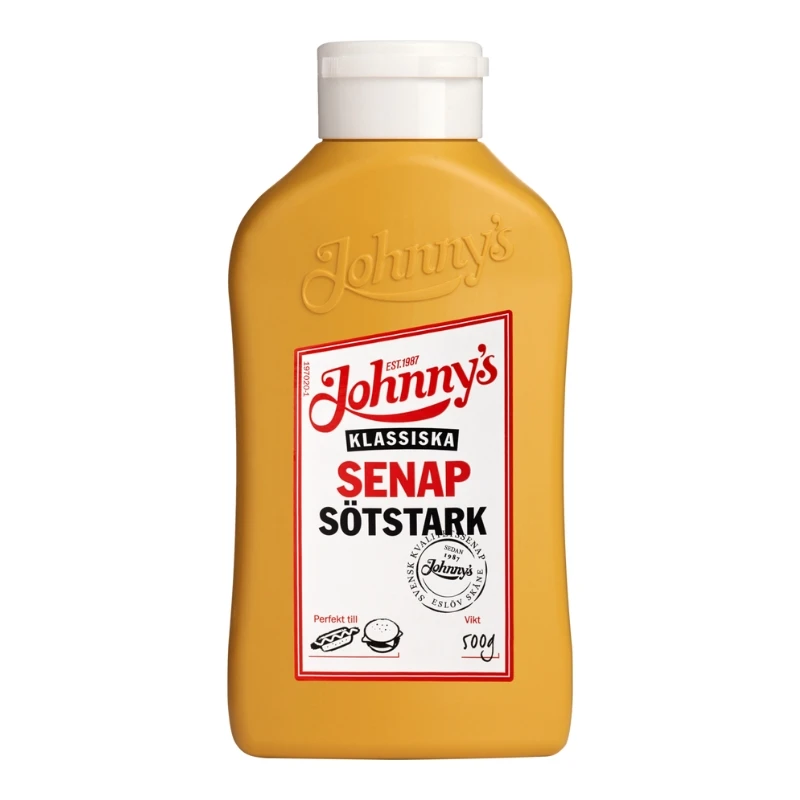 Johnnys Søtsterk sennep 500g 3100002 by Deli Drengene color Svart