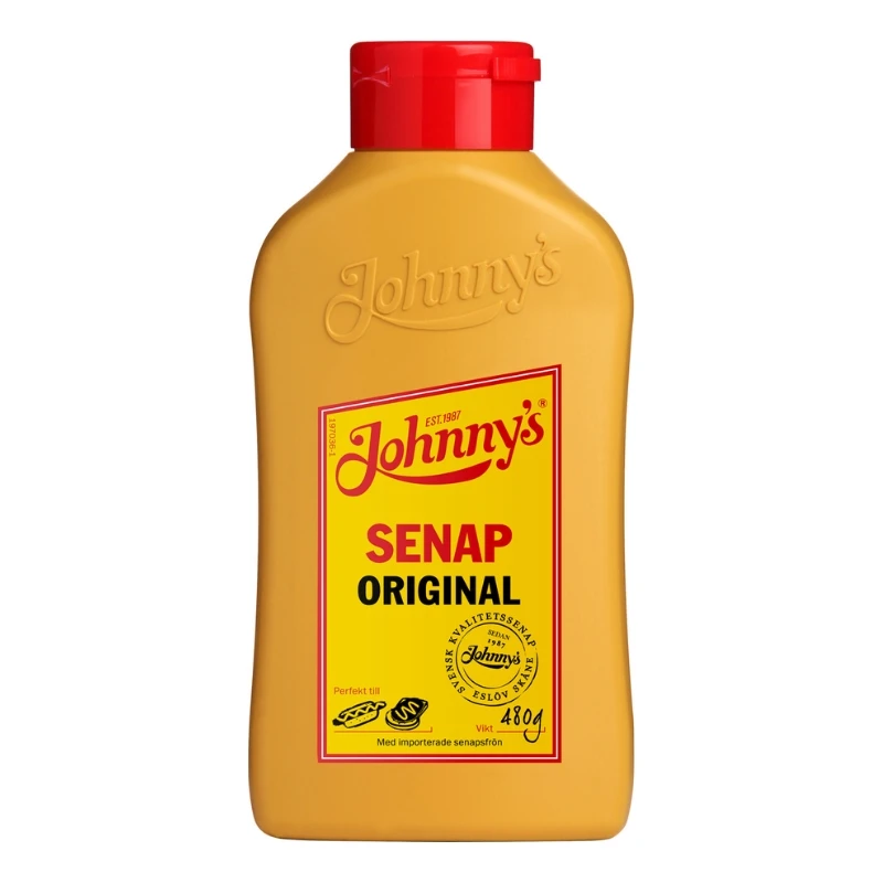 Johnnys Original sennep 480g 3100020 by Deli Drengene color Svart