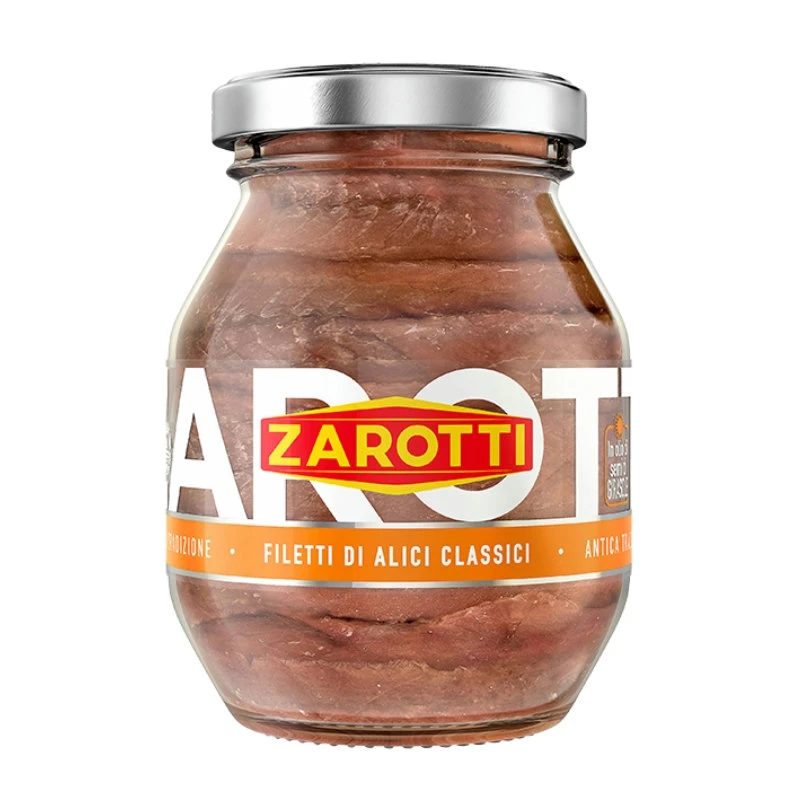 Ansjoser i solsikkeolje Zarotti 140g (74g) 59214 by Deli Drengene color Svart