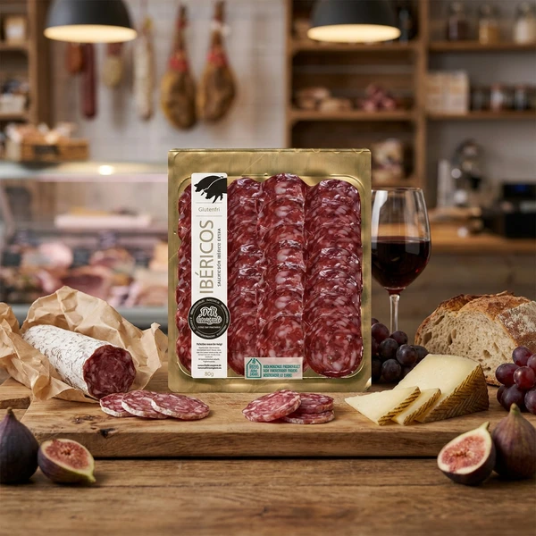 Iberico Salchichon 80gram - Deli Drengene 239 by Deli Drengene color Svart