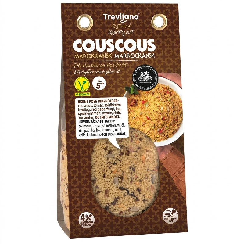 Marokkansk Couscous Grønnsaker Pose 300g 62717 by Deli Drengene color Svart
