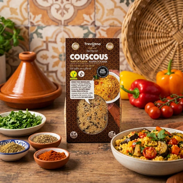 Marokkansk Couscous Grønnsaker Pose 300g 62717 by Deli Drengene color Svart