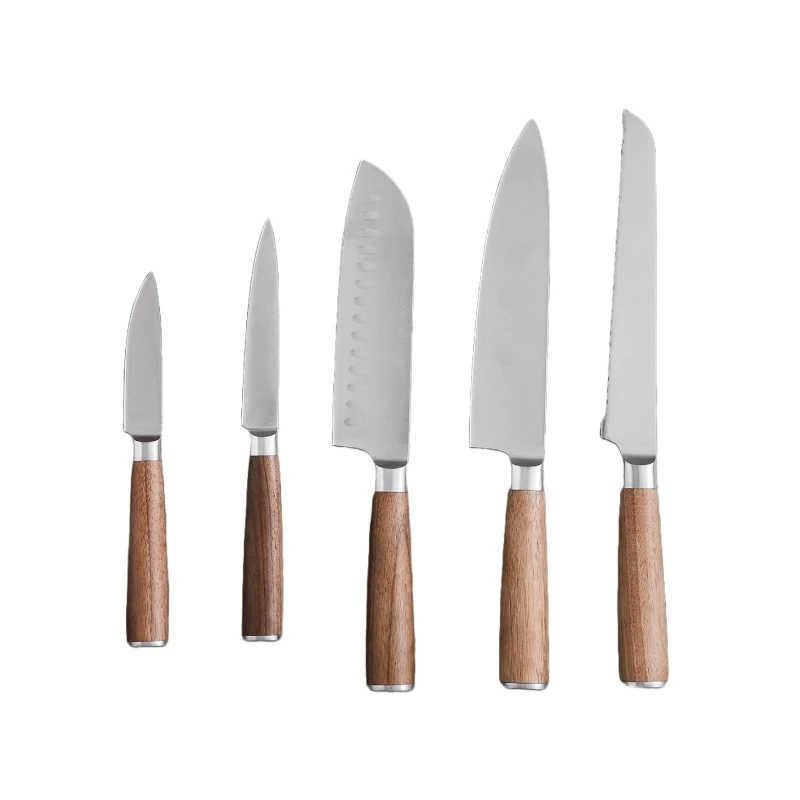 Hâws Santo kokkesett 5 deler valnøttre 30-HSCS5W by Hâws Santo color Silver/brun
