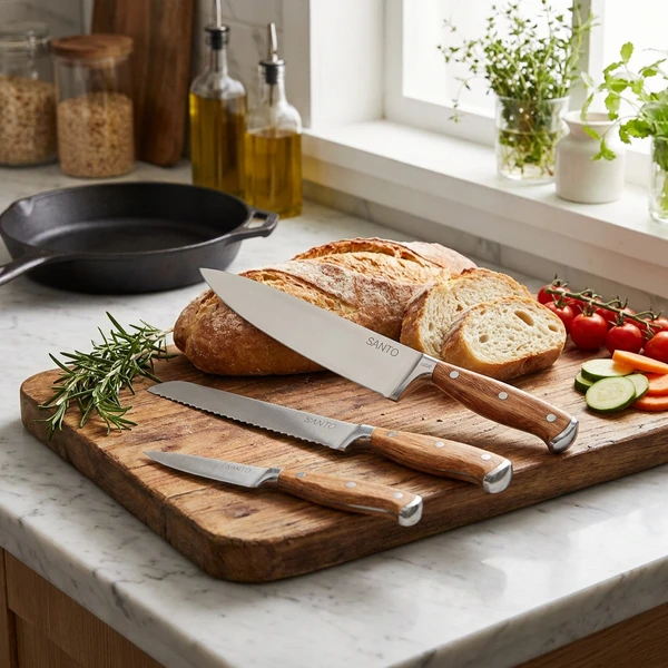 Hâws Santo kokkesett 3 deler eik FSC 30-HSCS3OAK by Hâws Santo color Silver/brun