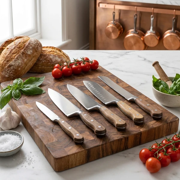 Hâws Santo kokkesett 5 deler eik FSC 30-HSCS5OAK by Hâws Santo color Silver/brun
