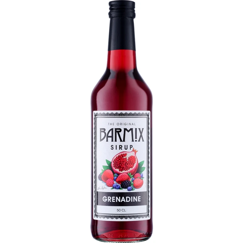 Barmix Grenadine Sirup 50 cl 61332 by Barmix color Svart