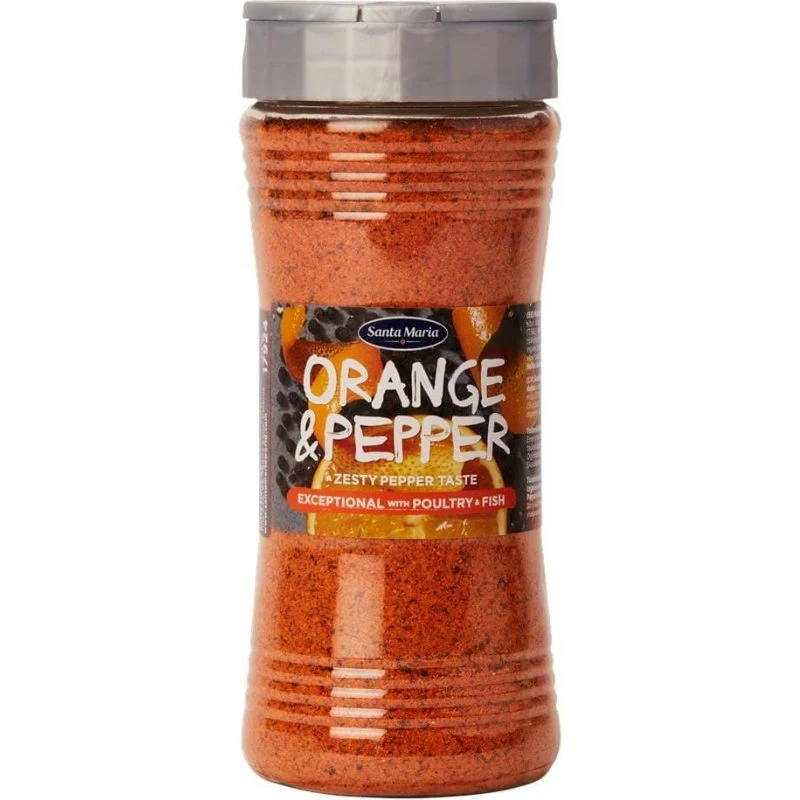 Santa Maria Orange & Pepper krydder 300 g 241955 by Santa Maria color Svart