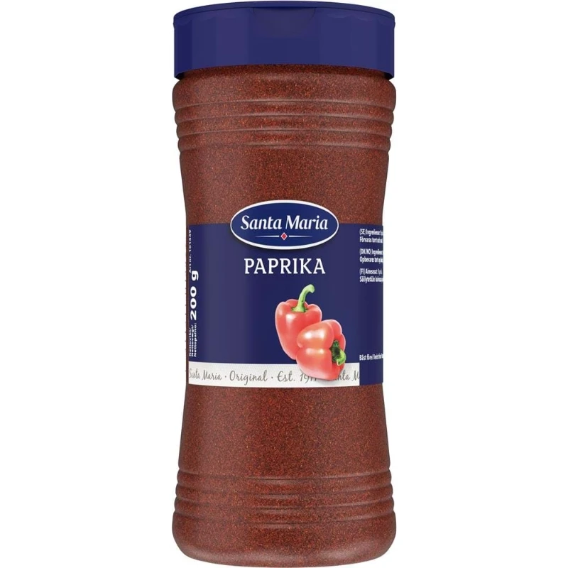 Santa Maria Paprikapulver i strøglass 200 g 284804 by Santa Maria color Svart