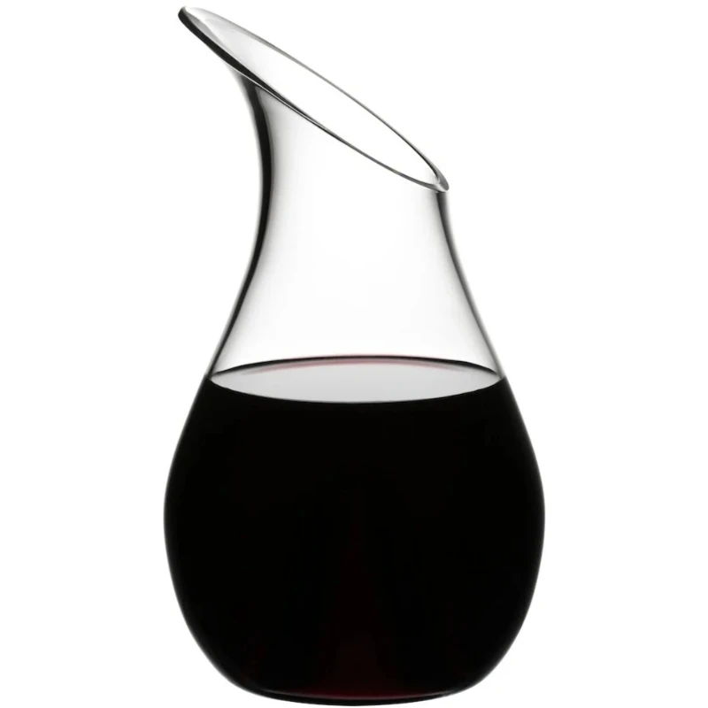 Riedel karaffel O i klart glass 904553 by Riedel color Svart