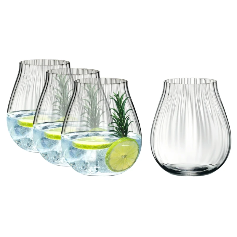 Riedel Mixing Sets Ginglass Sett Optical - 4 glass 925660 by Riedel color Svart
