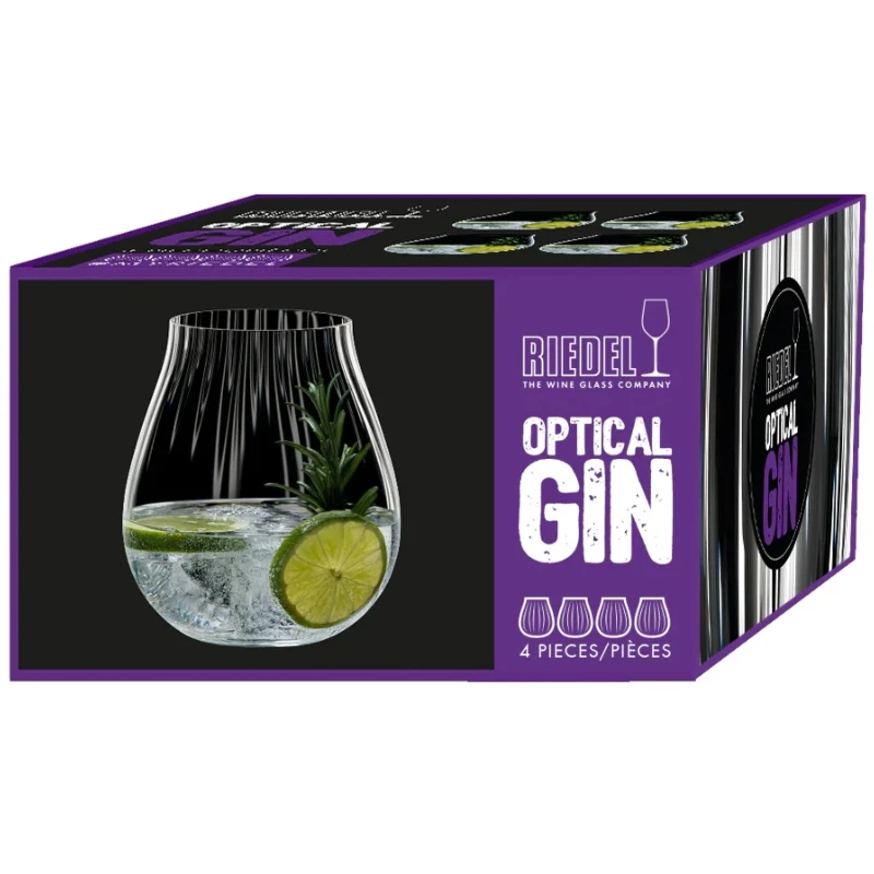 Riedel Mixing Sets Ginglass Sett Optical - 4 glass 925660 by Riedel color Svart