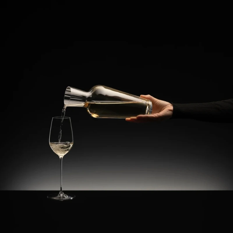 Riedel Superleggero Riesling Vinglass - 1 stk 903583 by Riedel color Svart