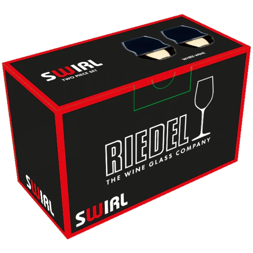 Swirl Hvitvinsglass - 2 stk 949323 by Riedel color Svart