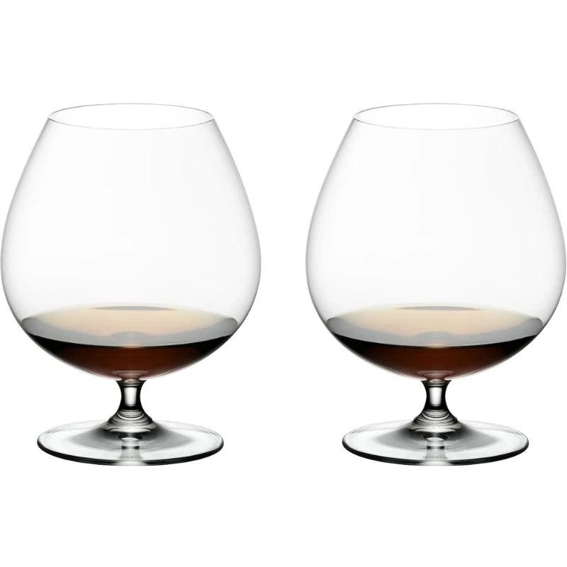 Vinum Brandyglass - 2 stk 910132 by Riedel color Svart