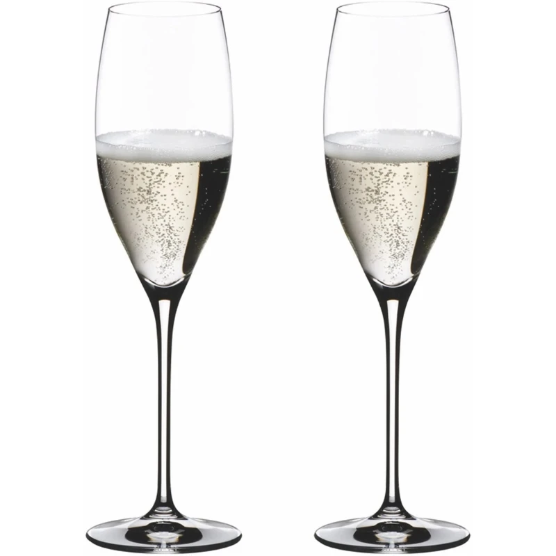 Vinum Cuvee Prestige Champagneglass - 2 stk 911783 by Riedel color Svart