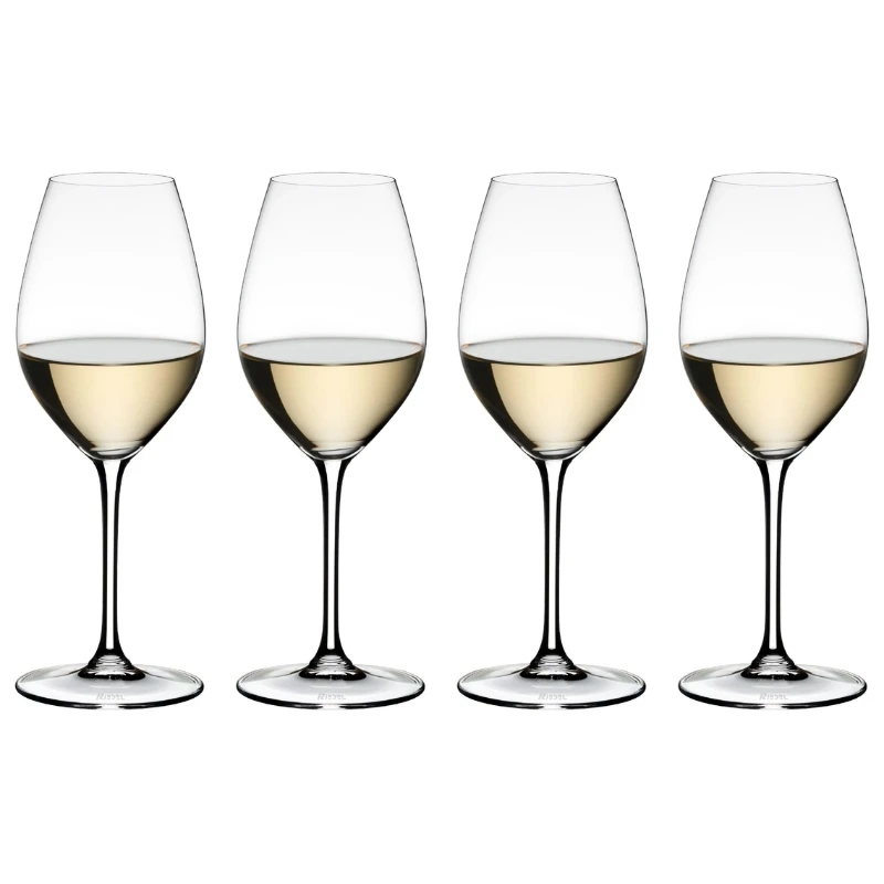 Riedel Wine Friendly Hvitvin / Champagneglass - 4 glass 905476 by Riedel color Svart