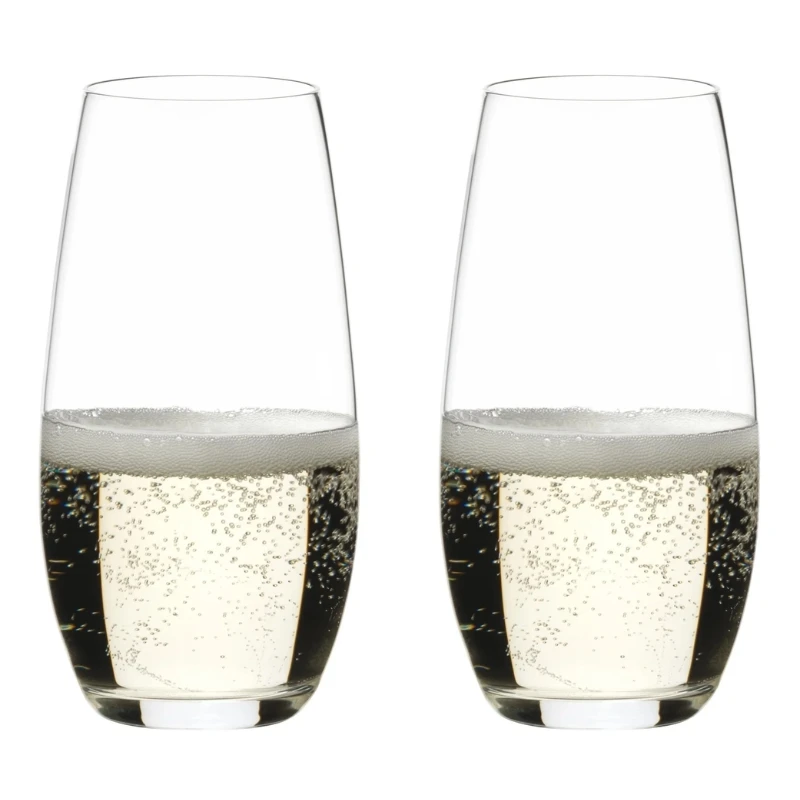 Riedel Tumbler vinglass O Champagne - 2 stk 937622 by Riedel color Svart
