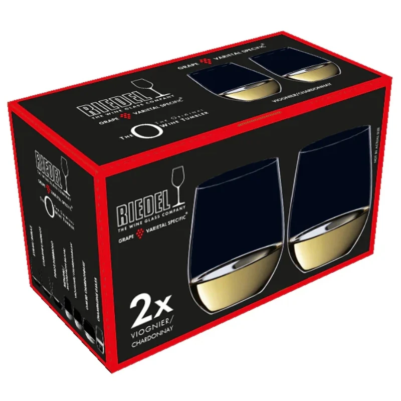 Riedel Tumbler vinglass O Chardonnay/Viognier - 2 stk 937515 by Riedel color Svart