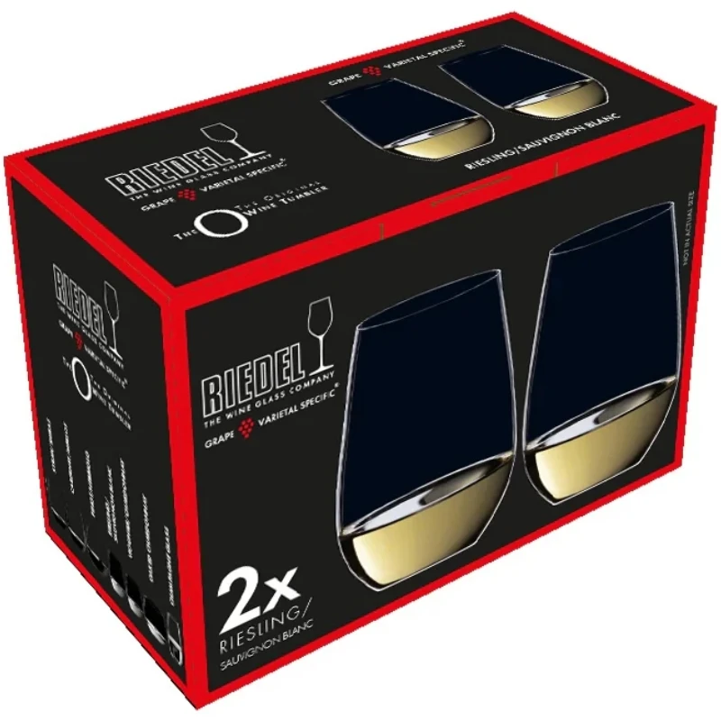 Riedel Tumbler vinglass O Riesling/Sauvignon Blanc - 2 stk 937607 by Riedel color Svart